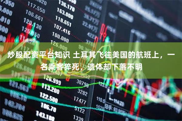 炒股配资平台知识 土耳其飞往美国的航班上，一名乘客猝死，遗体却下落不明
